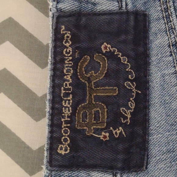 BootHeel Trading Co jeans Size 29/6 blue Fairfax Relaxed Capri - Picture 8 of 12